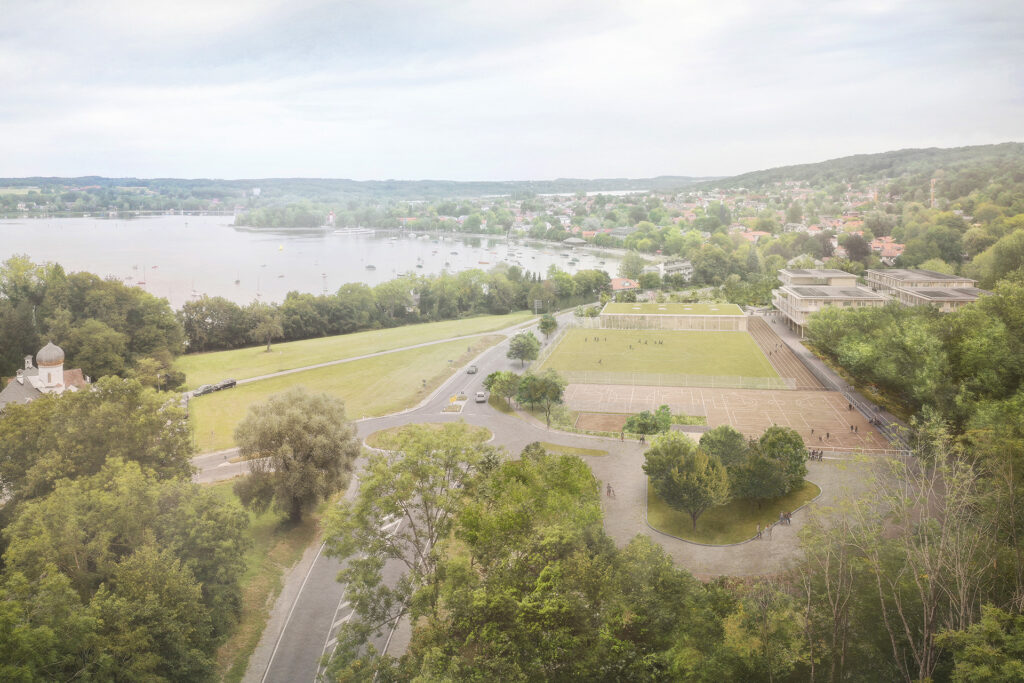 Gymnasium Herrsching, Visualisierung Vogelperspektive