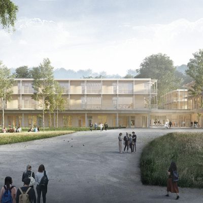 Gymnasium Herrsching, Visualisierung Haupteingang