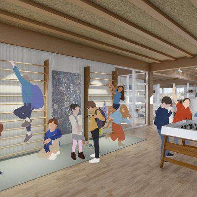 Gymnasium Herrsching, Visualisierung Innenbereich 2
