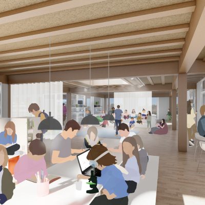 Gymnasium Herrsching, Visualisierung Innenbereich 1