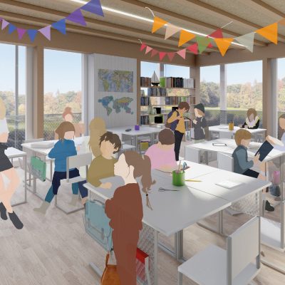 Gymnasium Herrsching, Visualisierung Innenbereich 3